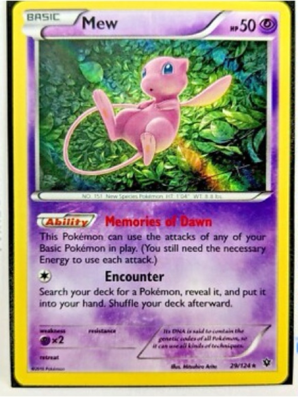 Mew 29/124 Holo